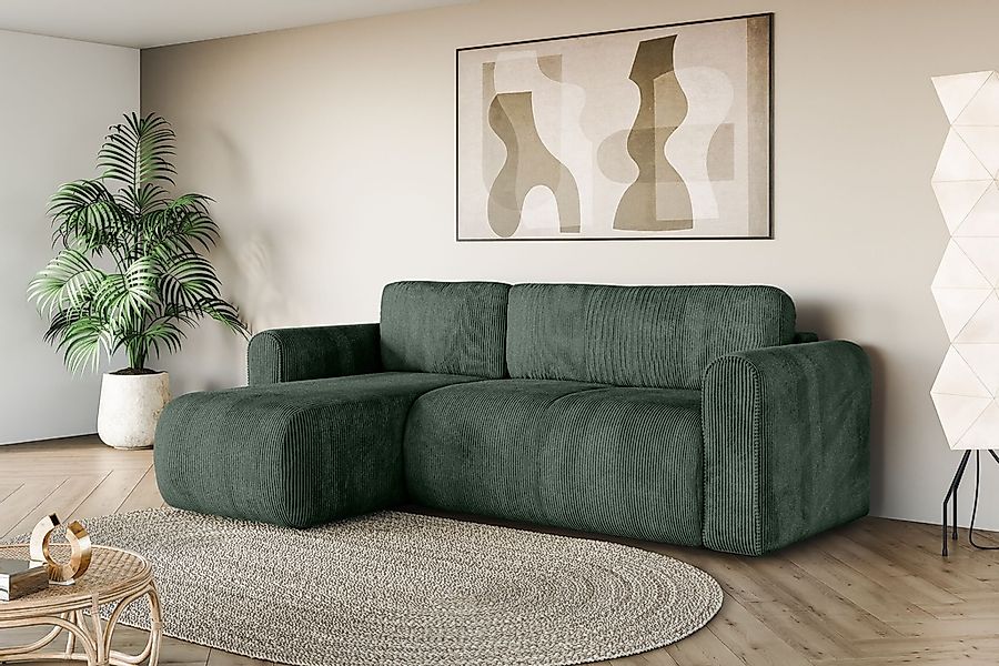 INOSIGN Ecksofa "Zacharia wahlweise Schlafsofa mit Bettkasten, B/T/H 250/16 günstig online kaufen