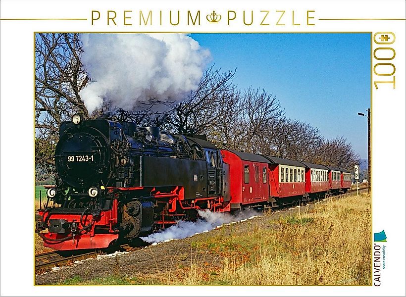 CALVENDO Puzzle CALVENDO Puzzle Dampflok der Harzer Schmalspurbahnen 1991 a günstig online kaufen