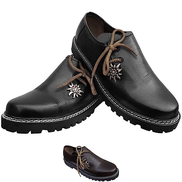 German Wear GW1800-EW Haferlschuh Trachtenschuhe Edelweiß günstig online kaufen