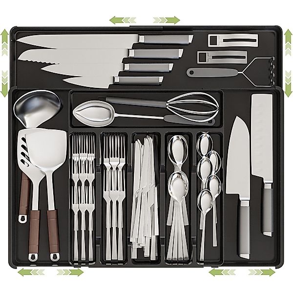 Refined Living Besteckkasten Ausziehbarer Besteckkasten für günstig online kaufen