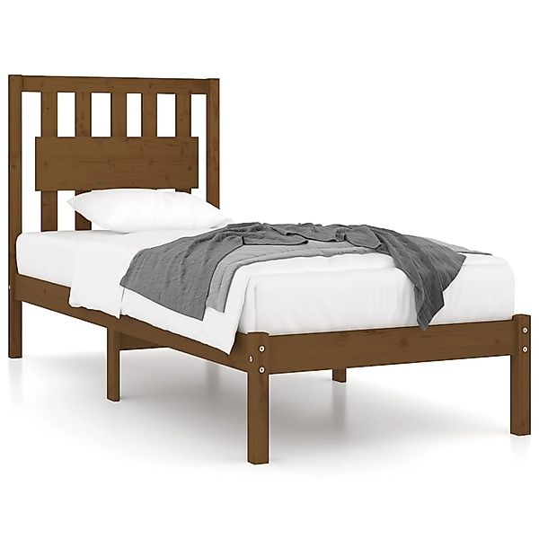 vidaXL Massivholzbett Honigbraun Kiefer 100x200 cm1118245 günstig online kaufen
