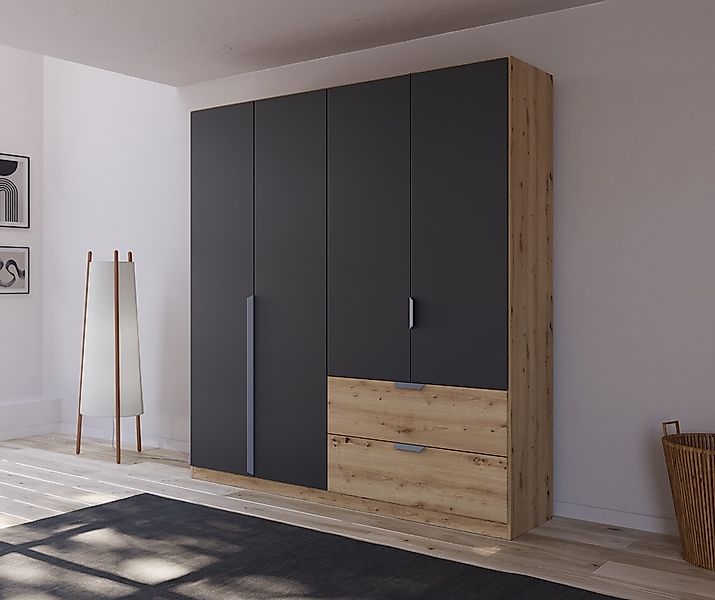 rauch Drehtürenschrank "Kleiderschrank Schrank Garderobe Ankleide DARK&WOOD günstig online kaufen