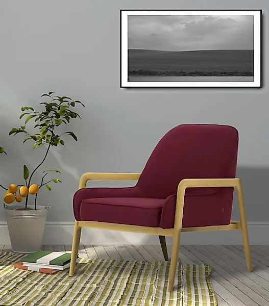 Home affaire Sessel »Braga« wahlweise mit Gestell aus Eiche in dunkel oder günstig online kaufen