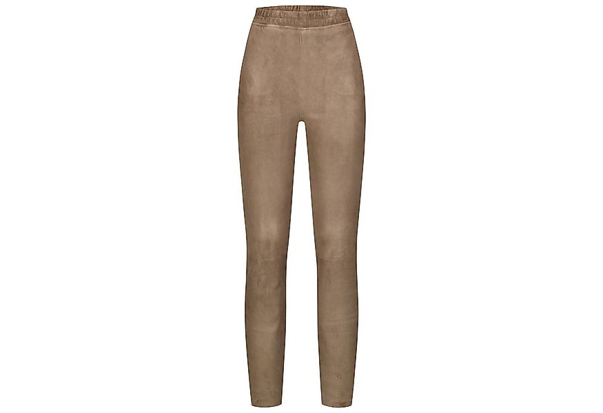 S&A Ledermoden Lederhose Élise mit elastischen Bund Uni Farben günstig online kaufen