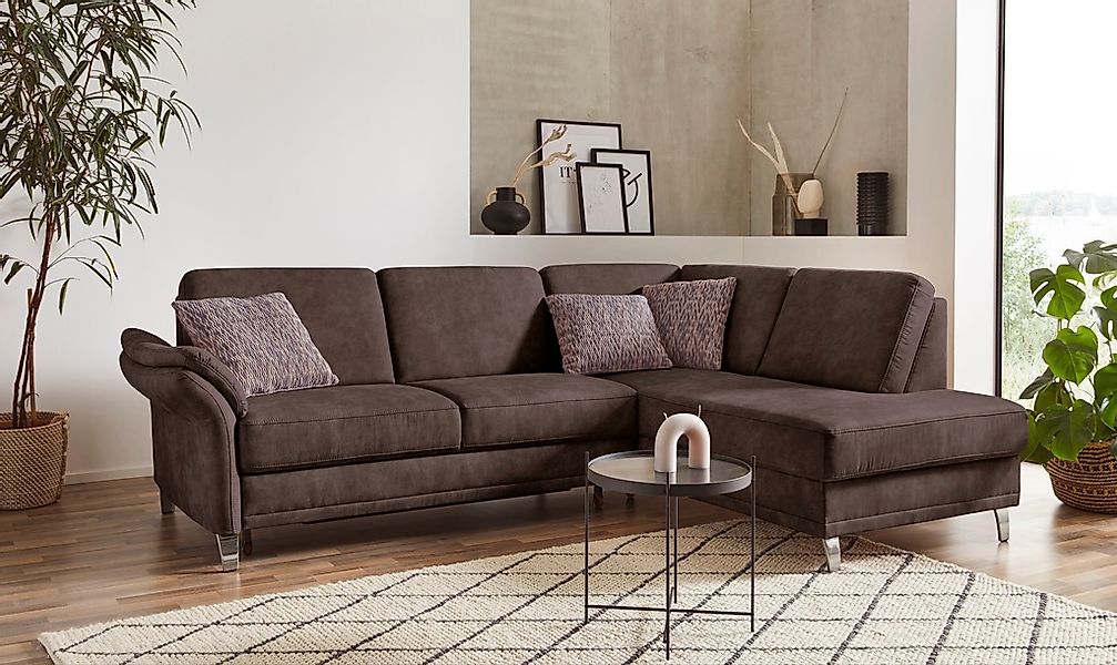 sit&more Ecksofa "Clio L-Form" wahlweise mit Bettfunktion und Bettkasten, i günstig online kaufen