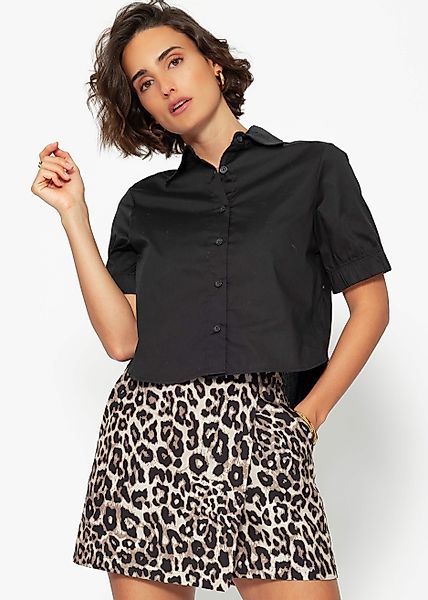 SASSYCLASSY Langarmbluse Vielseitig kombinierbare Kurzarmbluse Damen günstig online kaufen