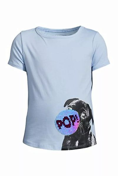 Kurzarm-Grafik-T-Shirt mit rundem Saum, Größe: 110-116, Sonstige, Baumwolle günstig online kaufen