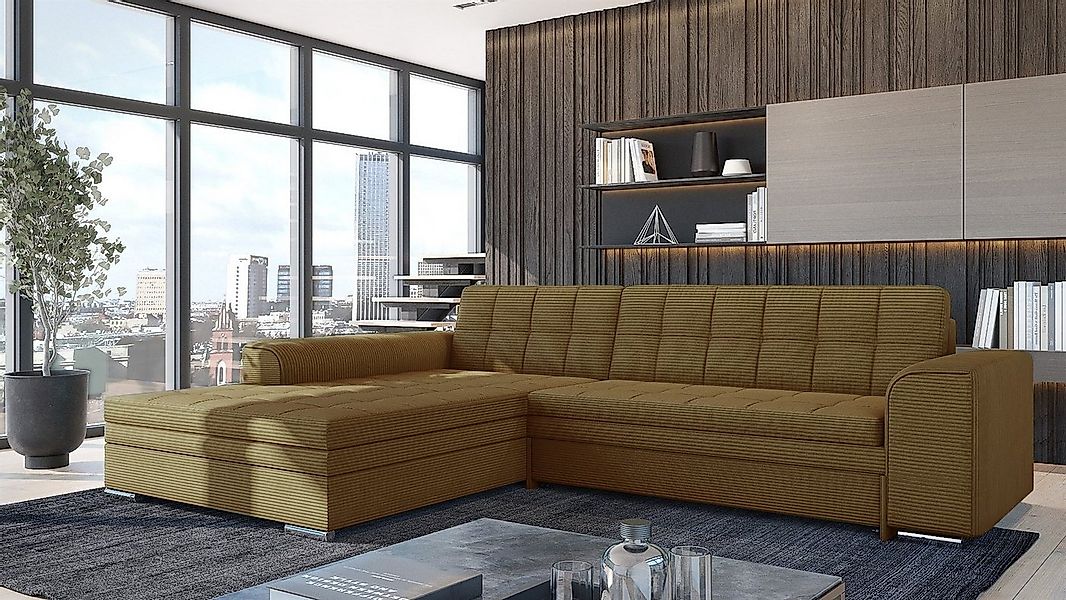 Fun Möbel Ecksofa Sofa SARRA Ottomane Links oder Rechts, in zwei verschiede günstig online kaufen