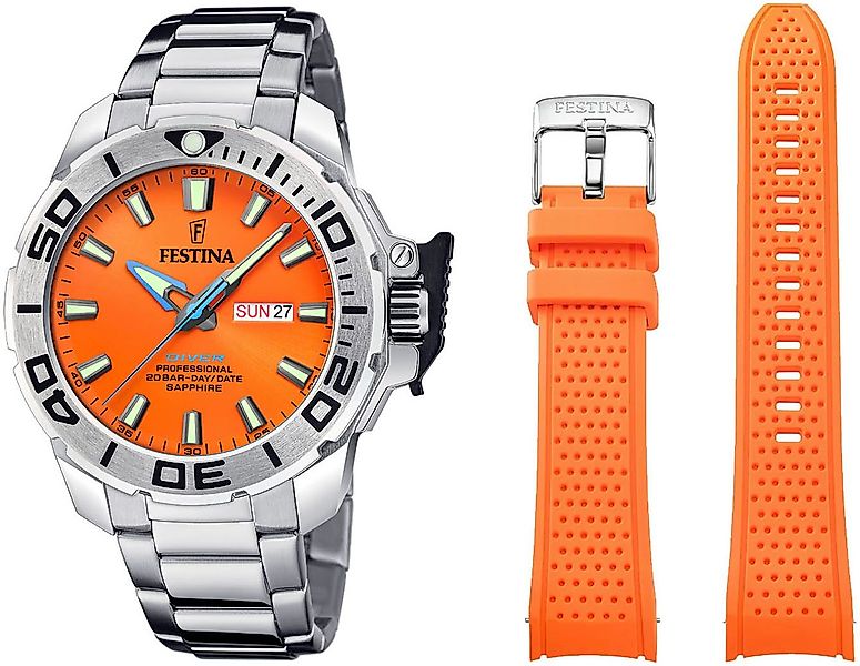 Festina Taucheruhr The Originals/Diver F20665/5, (Set, günstig online kaufen
