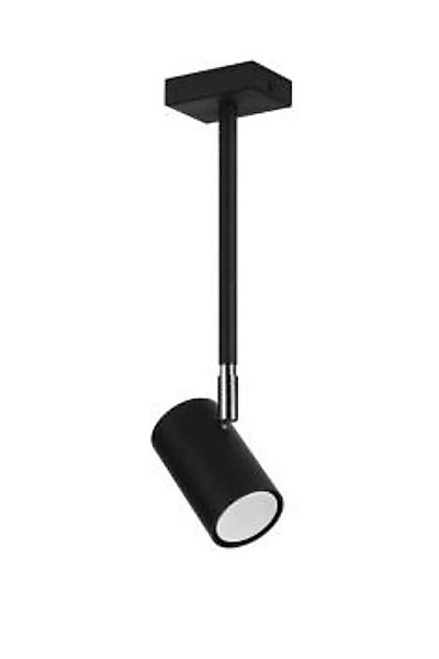 Deckenlampe Schwarz schwenkbar Metall GU10 H: 33 cm günstig online kaufen