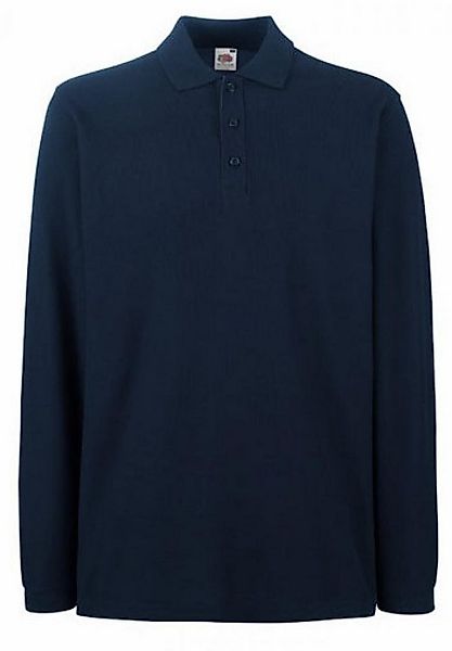 Fruit of the Loom Langarm-Poloshirt Herren Premium Long Sleeve Poloshirt günstig online kaufen
