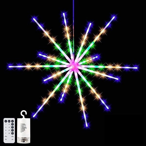 Rosnek LED-Lichterkette Meteor Feuerwerk Lichter,Wasserdicht,Batterie,Weihn günstig online kaufen