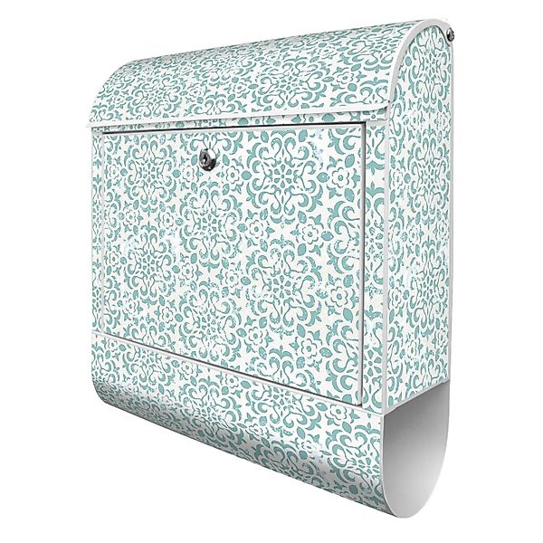 Banjado Design Briefkasten Weiß Pulverbeschichtet 39x47x14cm 2 Schlüssel Mi günstig online kaufen