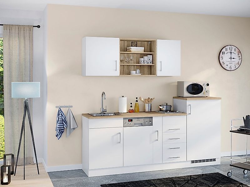 KOCHSTATION Küche »KS-Mali«, Breite 210 cm, mit E-Geräten günstig online kaufen