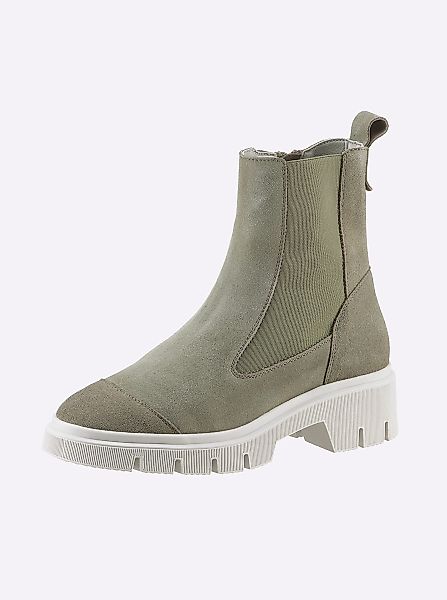 heine Stiefelette Stiefelette Wechselfußbett, Stretcheinsatz günstig online kaufen