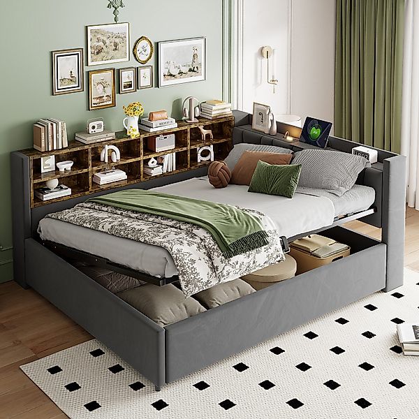 STILVORA Schlafsofa 140×200 mit Stauraum,Daybett Tagesbett günstig online kaufen