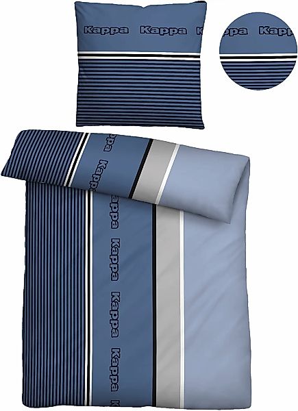 Kappa Bettwäsche "Sofia" 2 Stk. pflegeleichte + feinfädige Qualität, 100% B günstig online kaufen