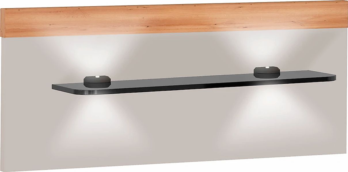 WIEMANN Aufsatzpaneel "Asti" mit beleuchteter Glasauflage (2er-Set) günstig online kaufen
