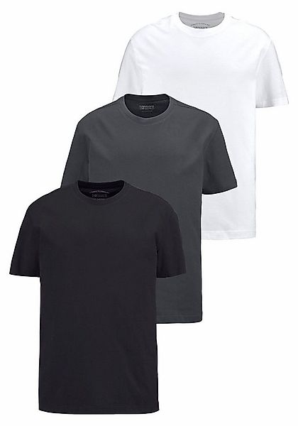Man's World T-Shirt (3er-Pack) Kurzarm, normale Passform, aus Baumwolle, im günstig online kaufen