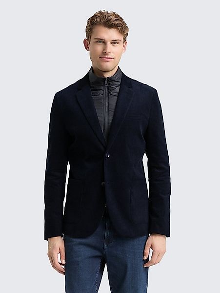 TOM TAILOR Sakko Blazer 2-in-1 Cord Sakko mit herausnehmbarem Einsatz günstig online kaufen