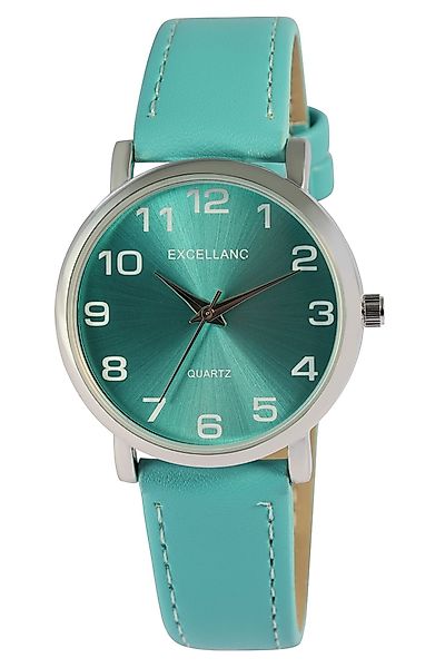 Excellanc Quarzuhr 1900274 mit Lederimitat, Mineralglas, günstig online kaufen