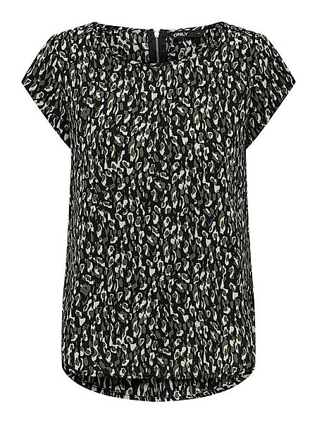 ONLY Blusenshirt Print Kurzarm ONLVIC (1-tlg) ONLVIC S/S AOP TOP NOOS PTM günstig online kaufen