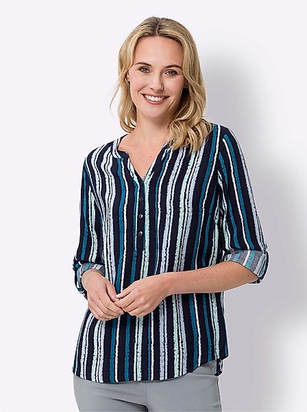 Sieh an! Klassische Bluse Schlupfbluse günstig online kaufen