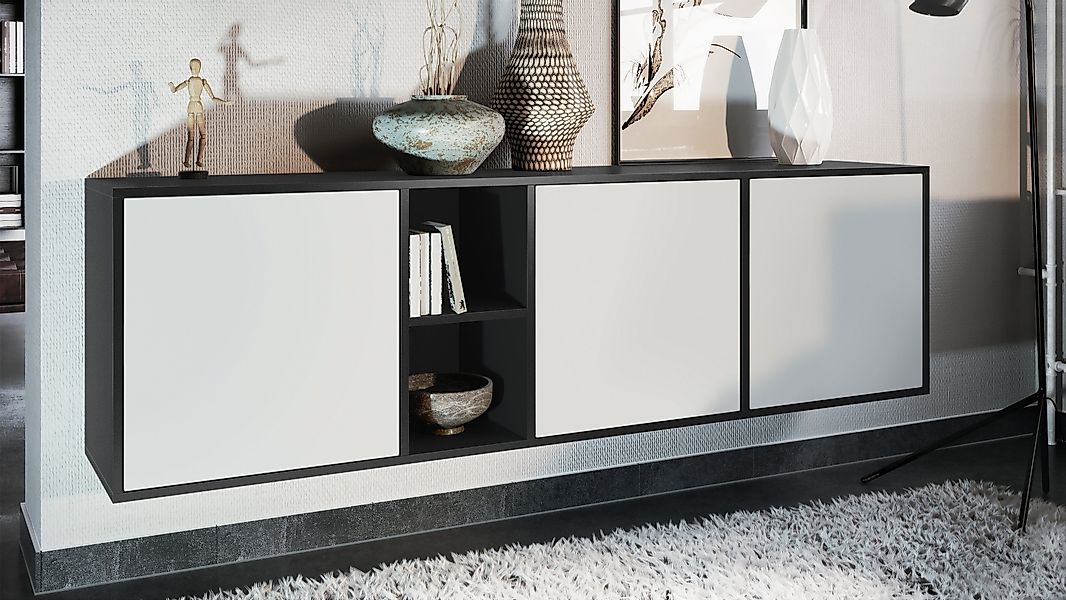 Vladon Sideboard Cuba (Kommode, mit 3 günstig online kaufen