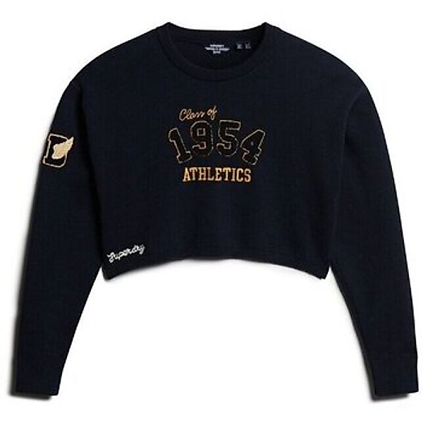Superdry  Pullover Pull crop femme  Varsity günstig online kaufen