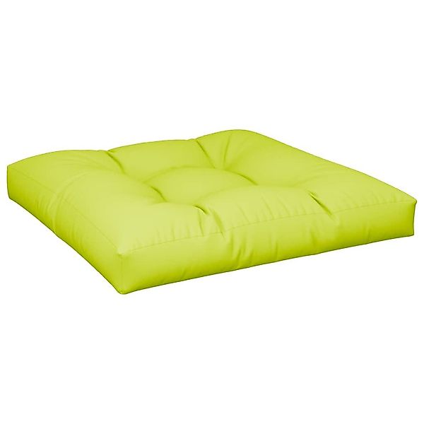 vidaXL Sitzauflage Palettenkissen Knallgrün 70x70x12 cm günstig online kaufen