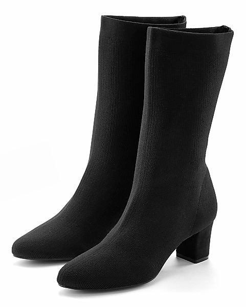 LASCANA Stiefelette "Sock-Boot, Schlupf-Stiefel, Ankle Boots," aus elastisc günstig online kaufen
