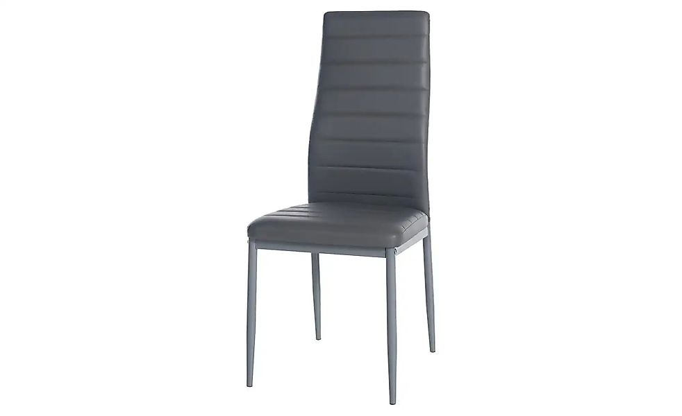 Esszimmerstuhl Kunstleder Mayfair ¦ grau ¦ Maße (cm): B: 41,5 H: 99 Stühle günstig online kaufen