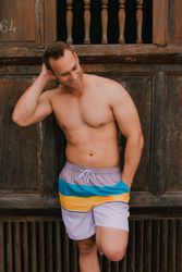 Luvanni Badehose Badehose Herren Schnelltrocknende Beachshorts günstig online kaufen