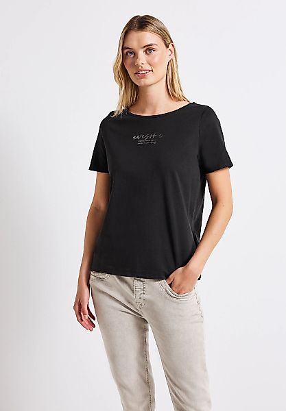 STREET ONE T-Shirt aus reiner Baumwolle günstig online kaufen