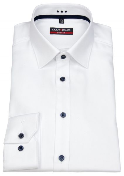 MARVELIS Businesshemd Body Fit stark tailliert günstig online kaufen