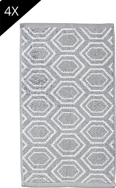 done.® Handtuch Set »Ethno 4x Gästetücher (30x50 cm)«, (Set, 4 St., 4 Gäste günstig online kaufen