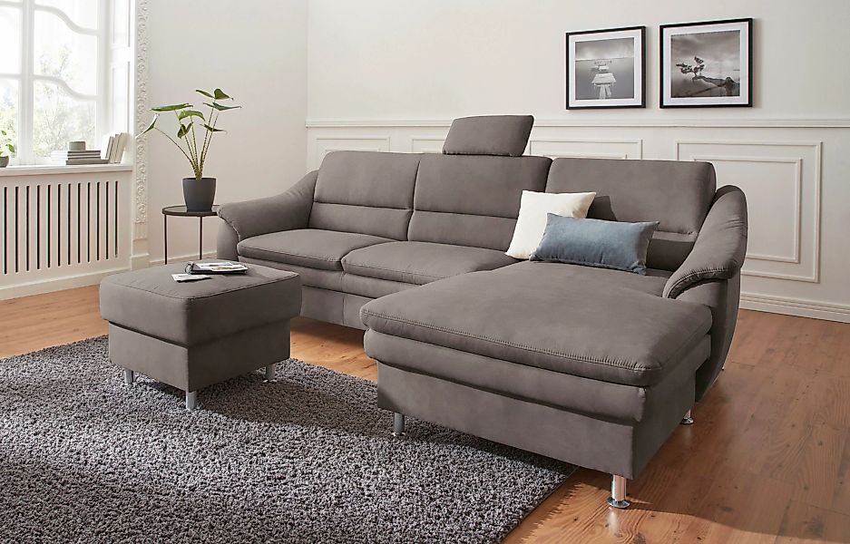 sit&more Ecksofa "Cardoso L-Form", mit Federkern, wahlweise mit Bettfunktio günstig online kaufen
