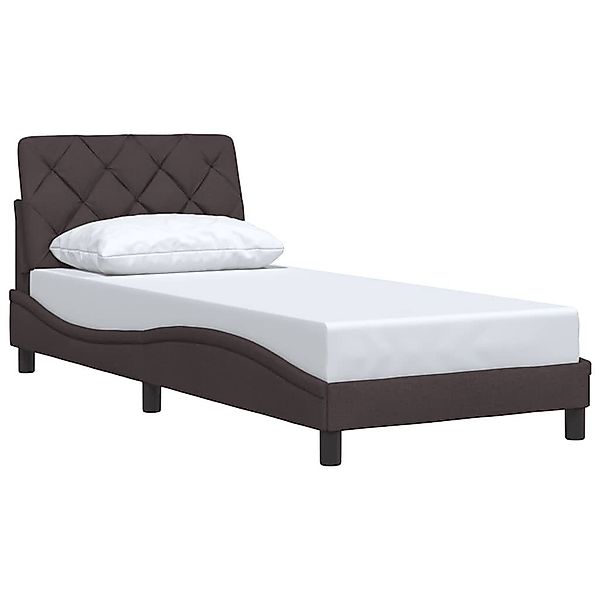 vidaXL Bett Bettgestell ohne Matratze Dunkelbraun günstig online kaufen