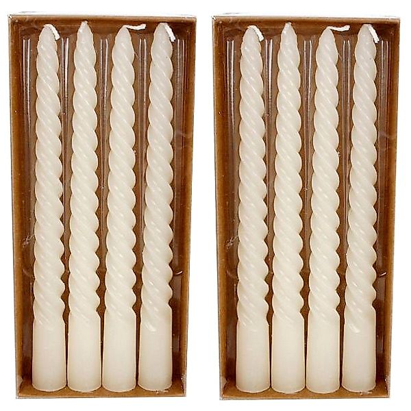 Macosa Home Tafelkerze beige Elfenbein Spiralkerzen günstig online kaufen