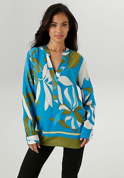 Aniston SELECTED Schlupfbluse mit ausdrucksstarken, floralen Muster günstig online kaufen