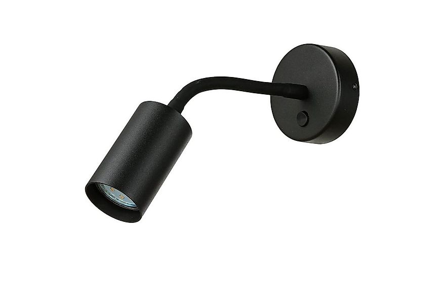 Licht-Erlebnisse Wandleuchte NARVIK FLEX, ohne Leuchtmittel, Wandlampe Schw günstig online kaufen