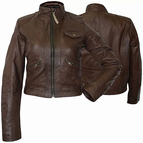 German Wear Lederjacke Trend 416J braun Damen Lederjacke Jacke aus Lamm Nap günstig online kaufen
