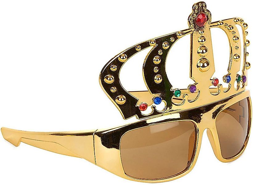 Funny Fashion Verkleidungsmaske Brille König Krone günstig online kaufen