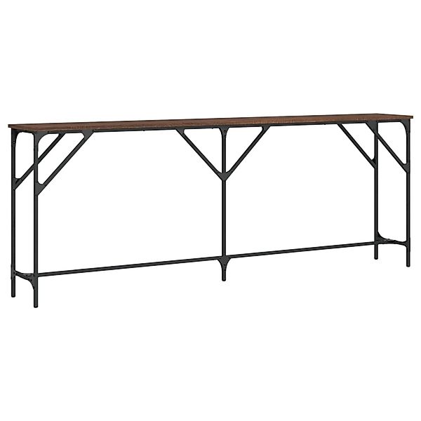 vidaXL Beistelltisch Konsolentisch Braun Eichen-Optik 200x29x75 günstig online kaufen