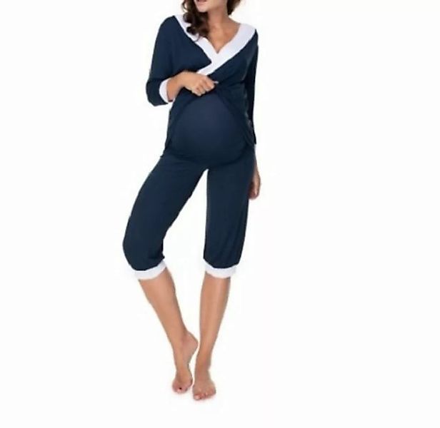 PeeKaBoo Umstandspyjama Stillkleidung Schlafanzug Stillmode Umstandsmode günstig online kaufen