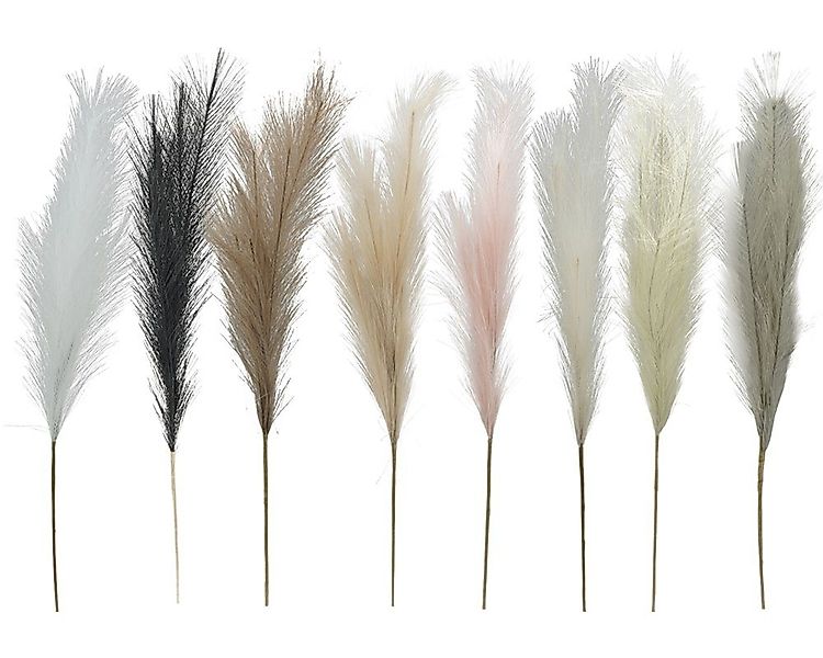 Kunstblume Feder Kunstzweig Kunstfeder Federstrauß 80 cm weiß Feder, matche günstig online kaufen