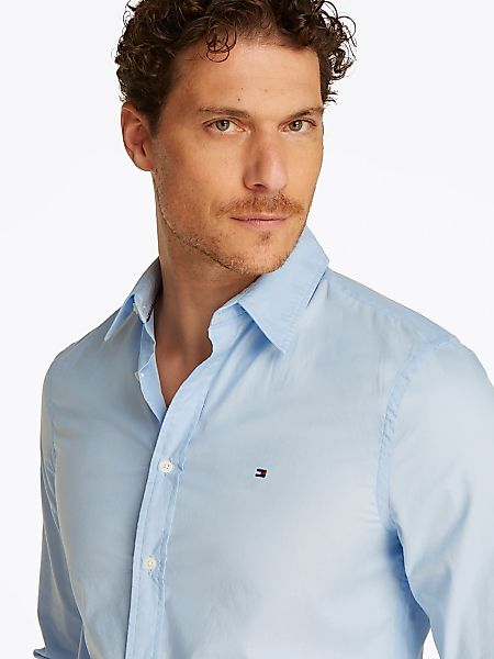 Tommy Hilfiger Businesshemd "FLEX POPLIN KENT COLLAR SF SHIRT", mit Logosti günstig online kaufen