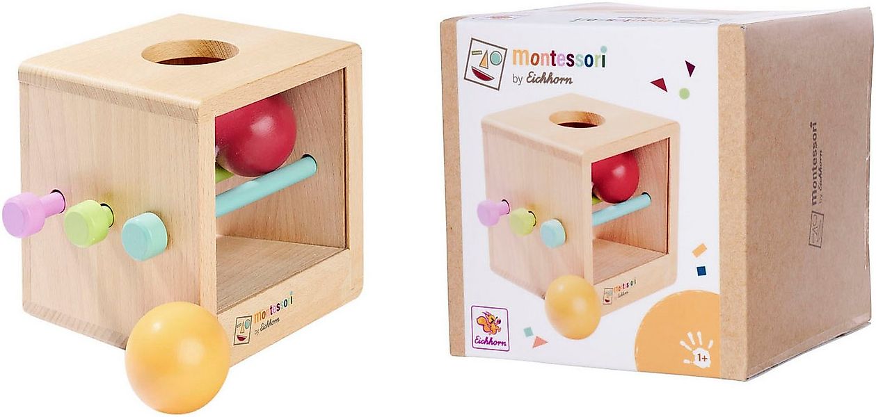 Eichhorn Lernspielzeug Montessori Box mit Kugeln, FSC® - schützt Wald günstig online kaufen