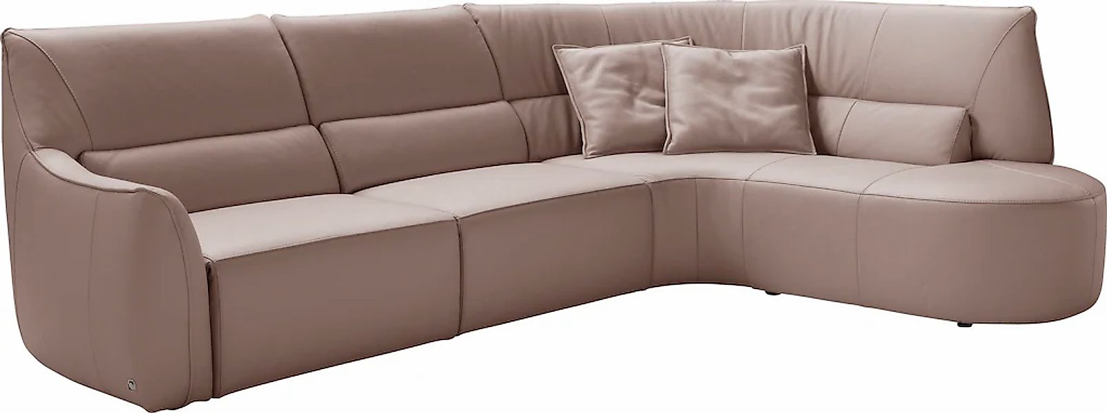 Egoitaliano Ecksofa "Puffy, extravagant & edel, Retro Designsofa, hoher Sit günstig online kaufen