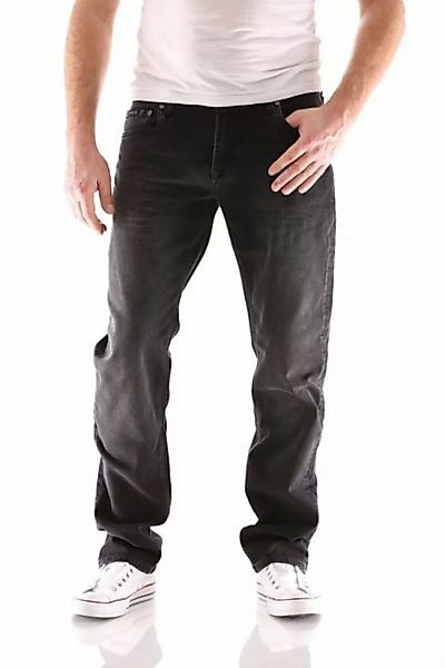 Big Seven Regular-fit-Jeans Big Seven Stanley Black Wash Regular Herren Jea günstig online kaufen